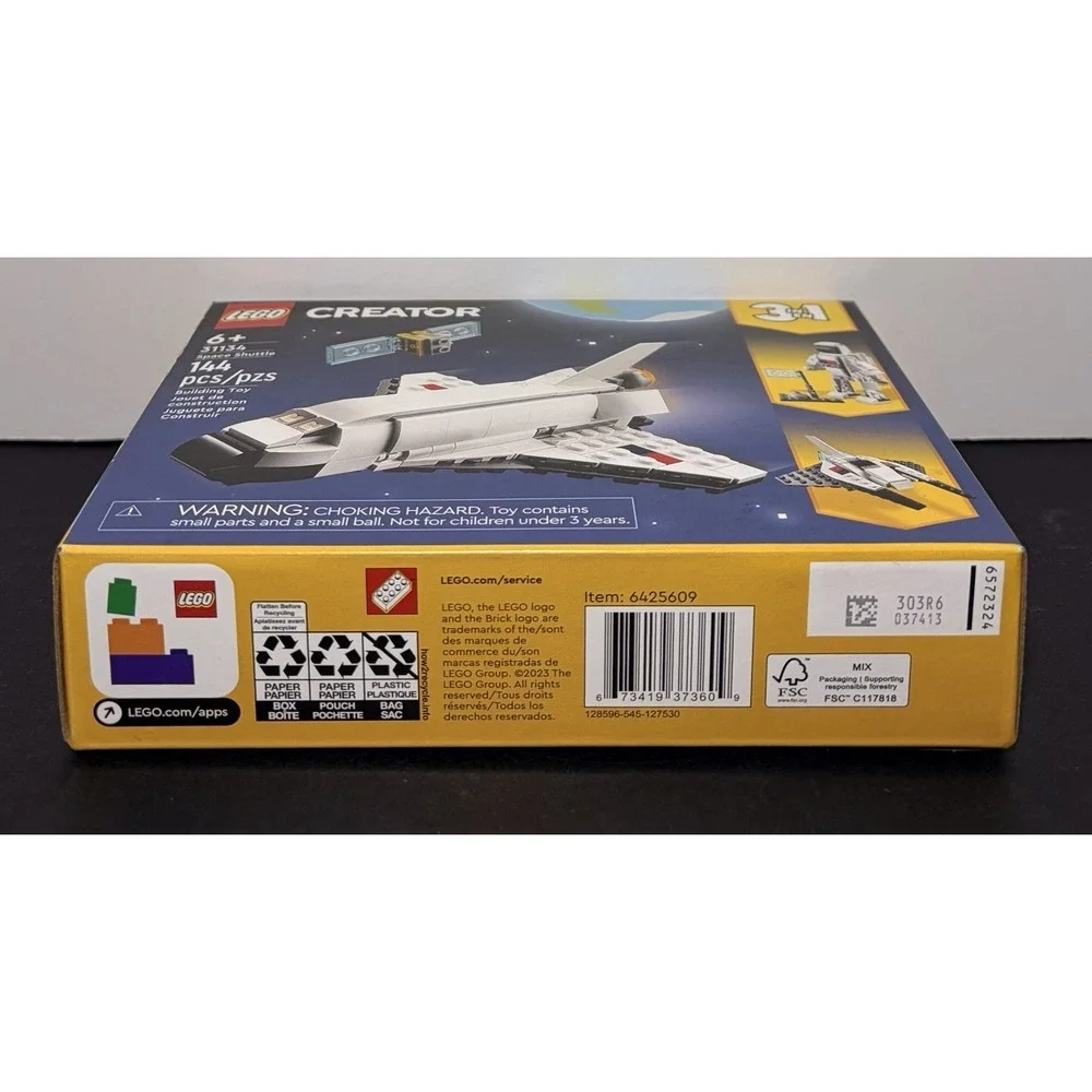 LEGO 31134 Creator 3 in 1 Space Shuttle Toys Building Set‎ Sealed